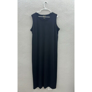 Requirements Womens Dress Size XL Black Sleeveless Maxi Dress NWTs